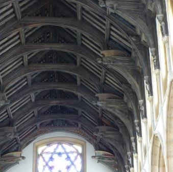 St Mary's, Bury, hammer-beam +roof